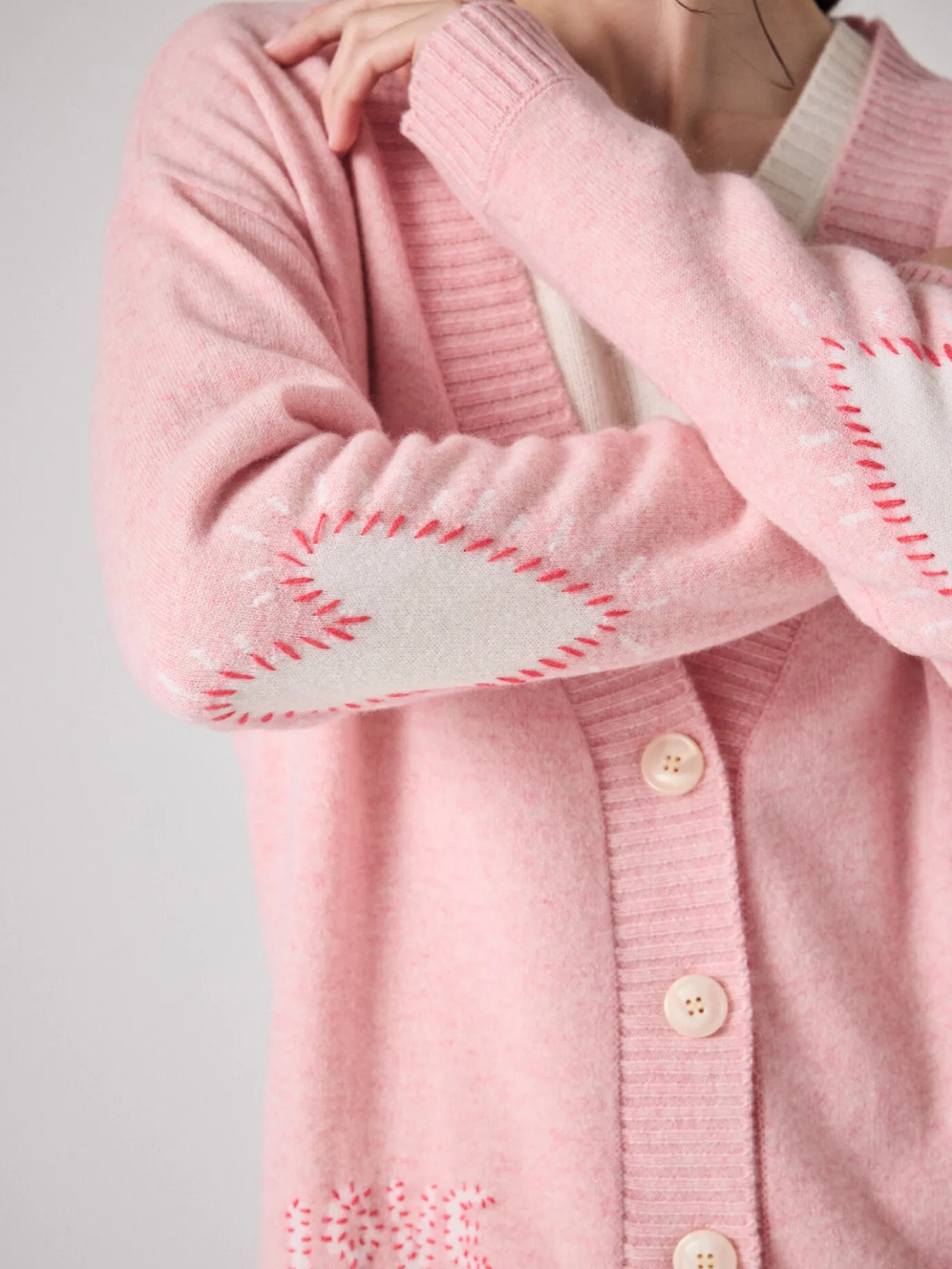 Cheap Cardigan cachemire Rose Gilets & Cardigans | Le Cachemire·Gilets & Cardigans