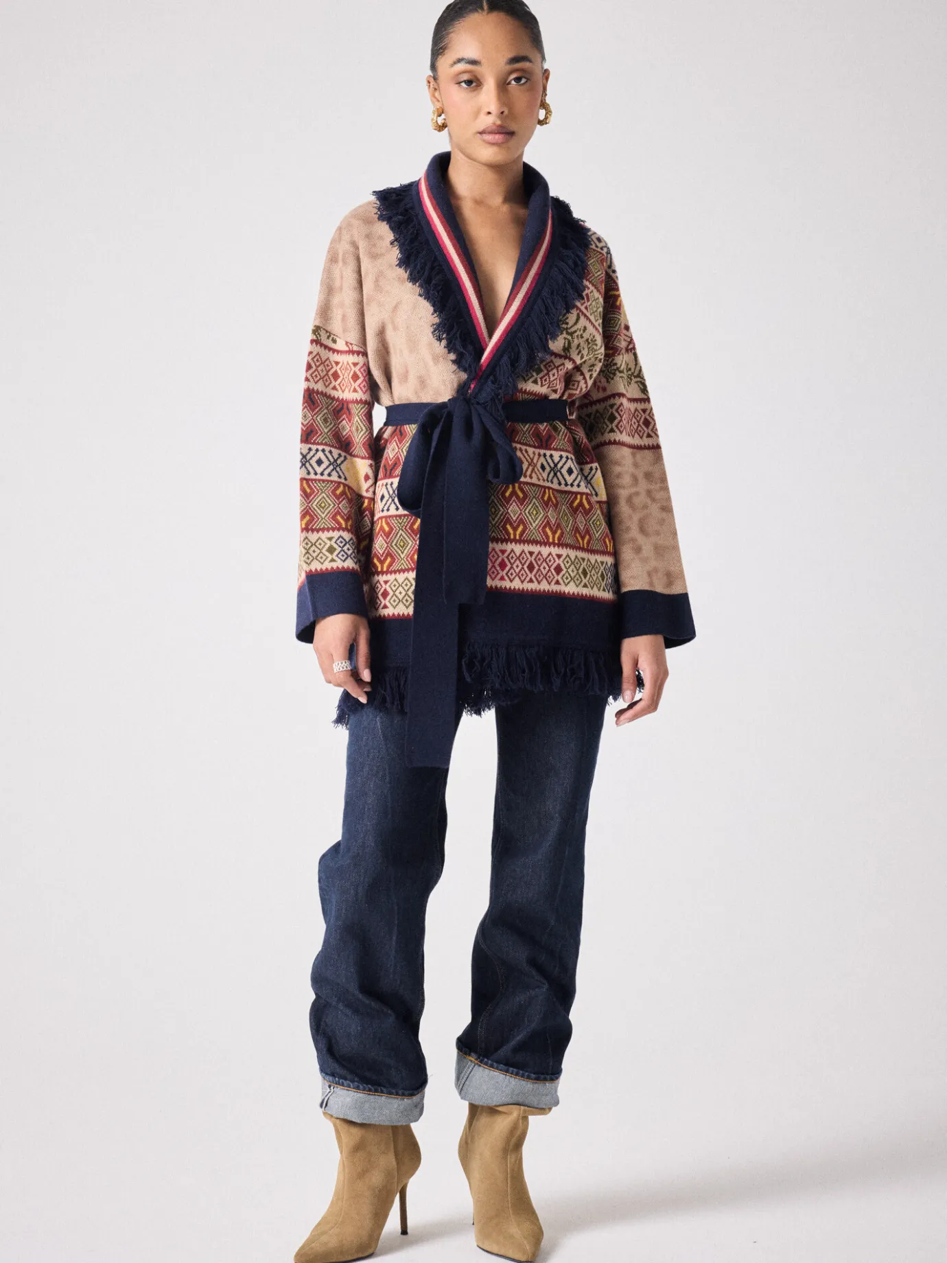 Best Sale Cardigan laine cachemire Enael Gilets & Cardigans