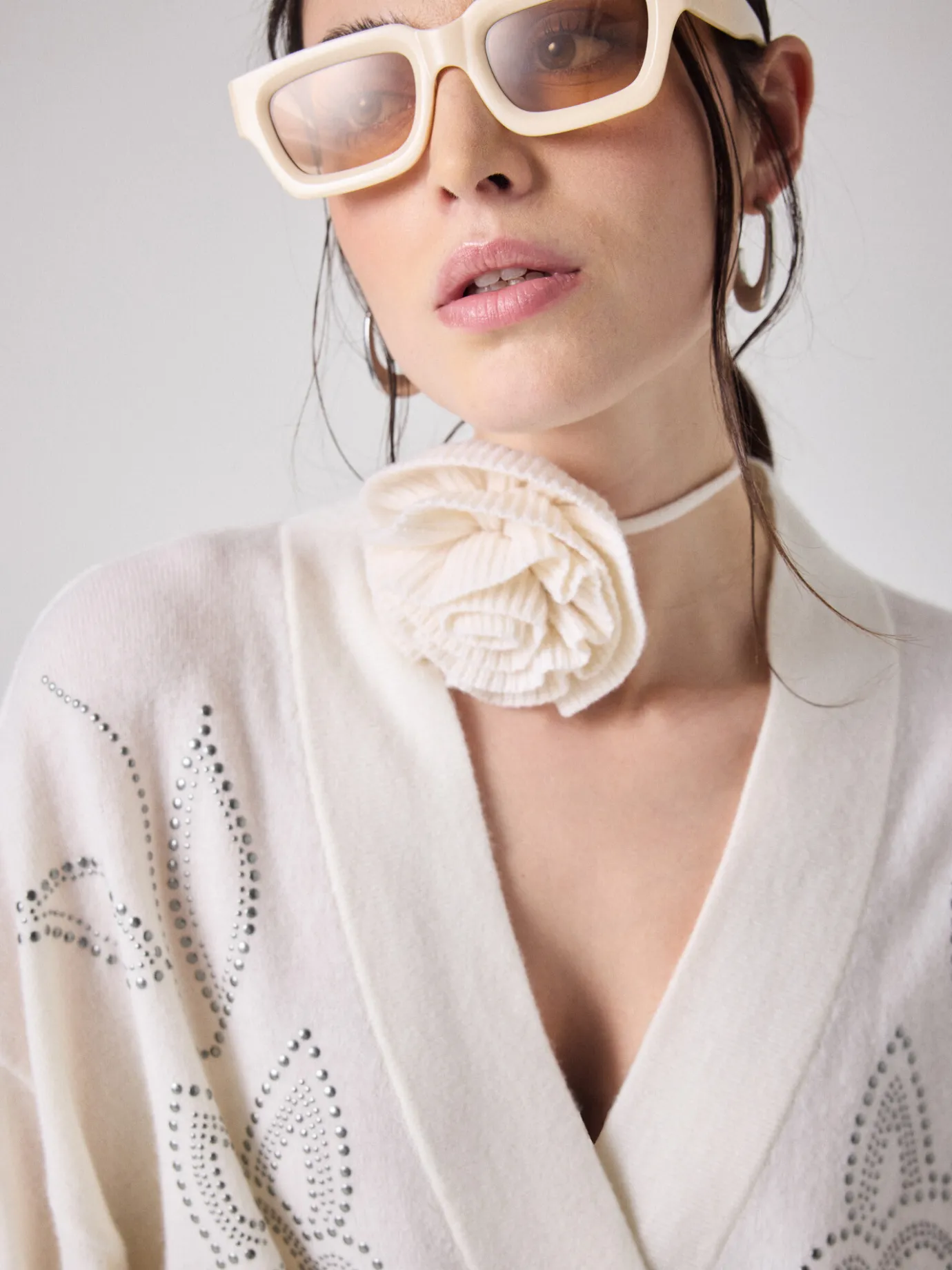 Fashion Fleur cachemire Paloma Accessoires | Le Cachemire·Accessoires