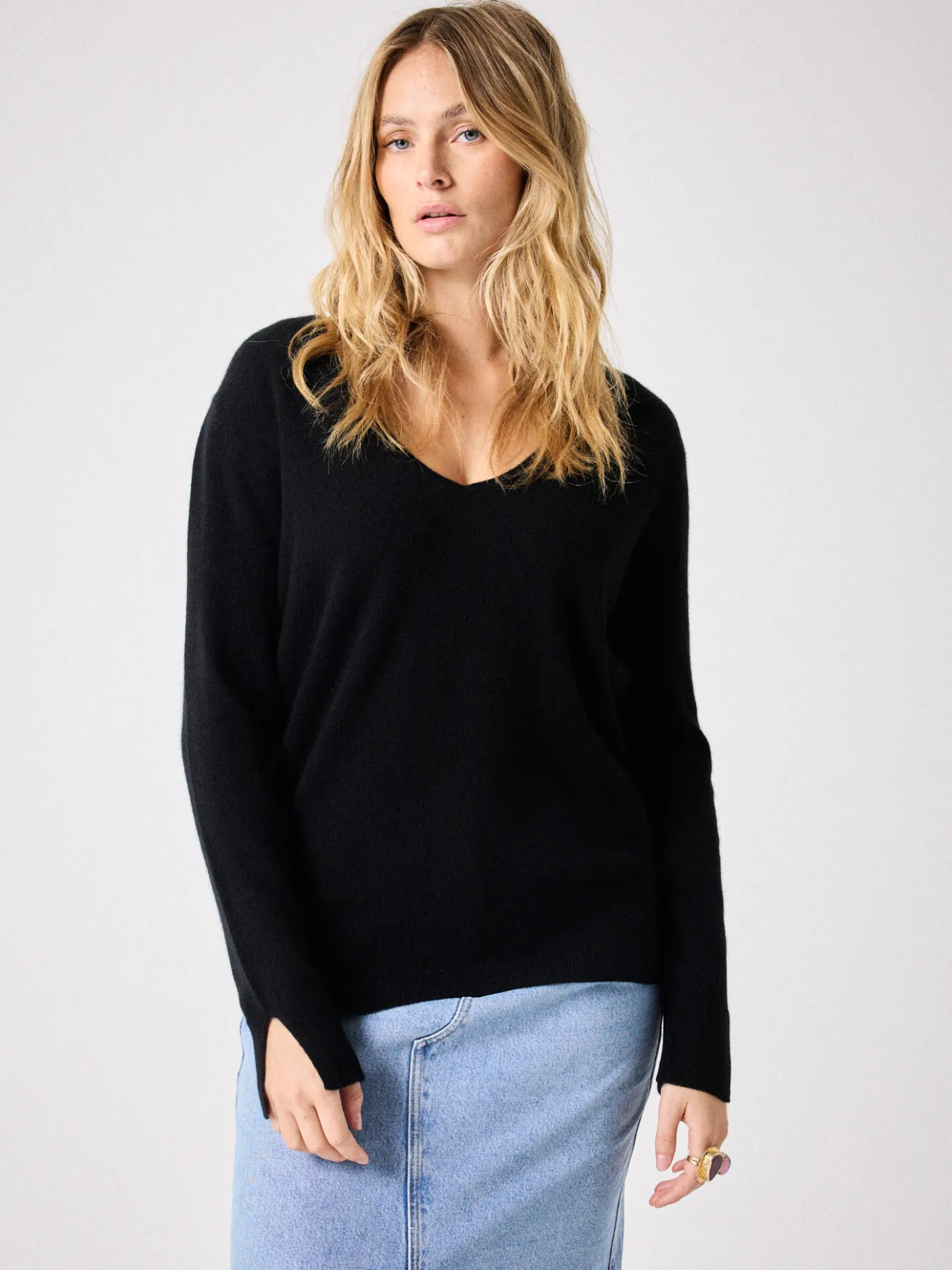 Shop Pull cachemire Leopoldine Pulls & Ponchos | Le Cachemire·Pulls & Ponchos