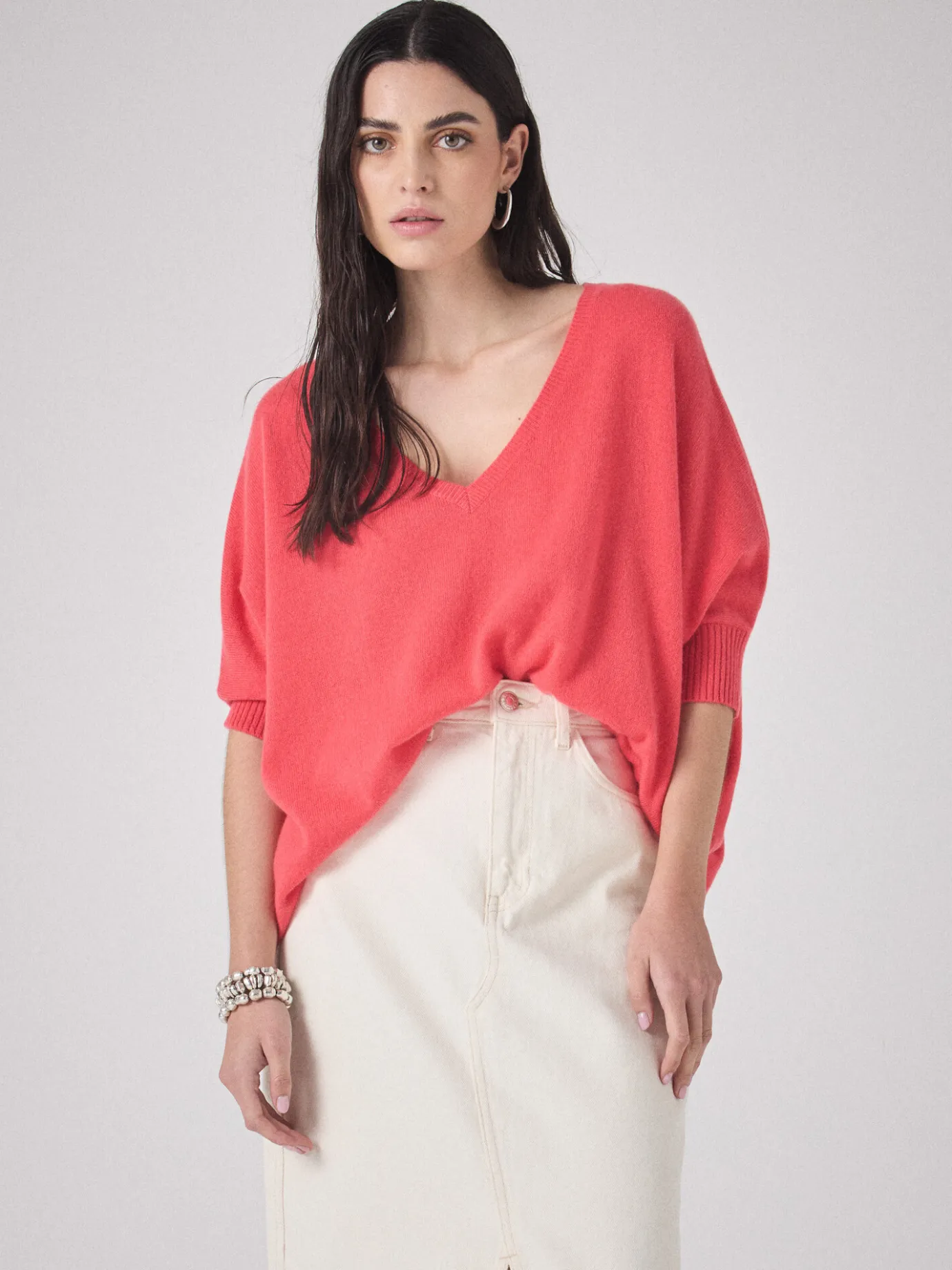 Flash Sale Pull poncho cachemire Aimee Pulls & Ponchos | Le Cachemire·Pulls & Ponchos