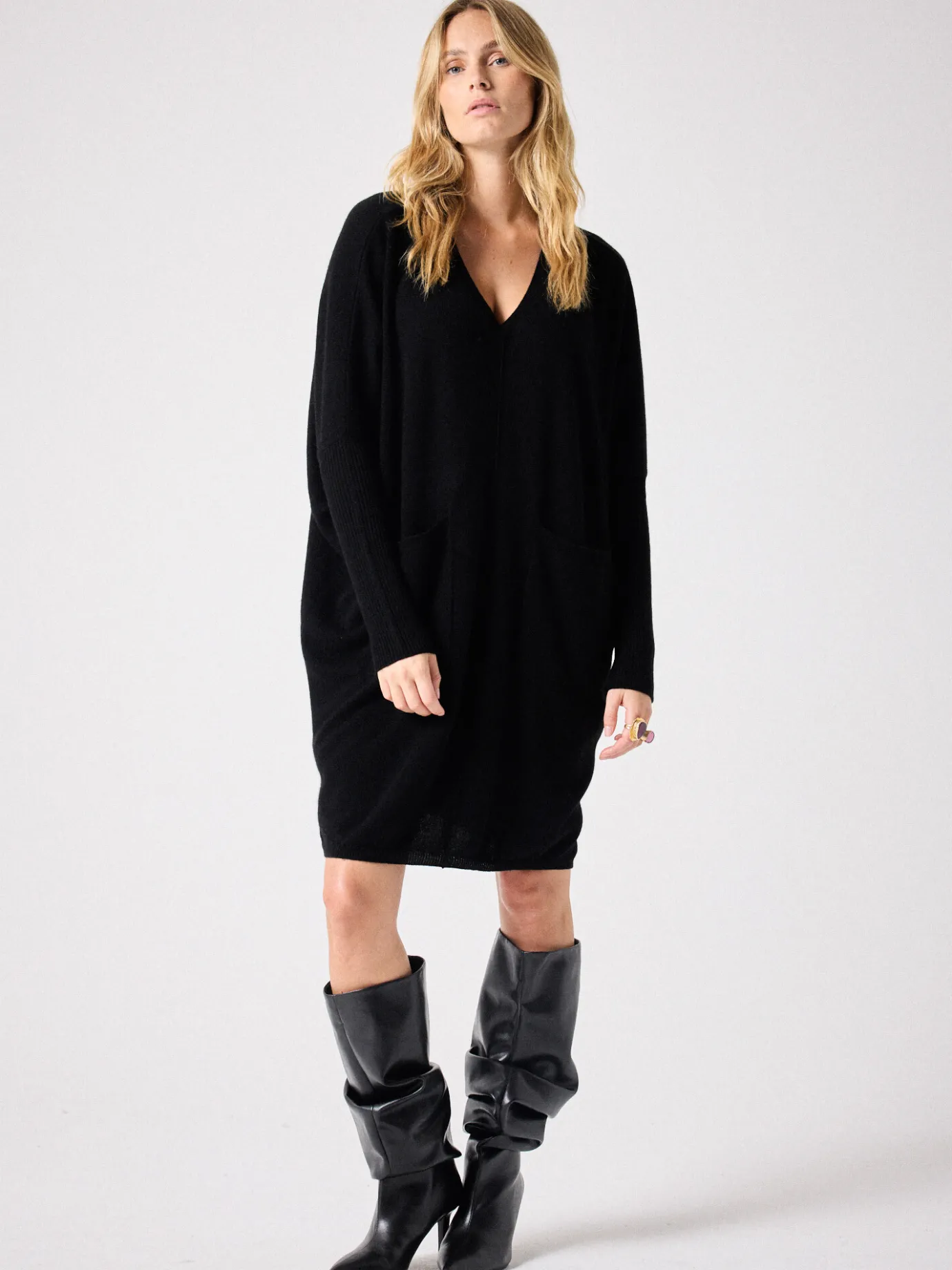 Cheap Robe poncho cachemire Bella Robes & Jupes | Le Cachemire·Robes & Jupes