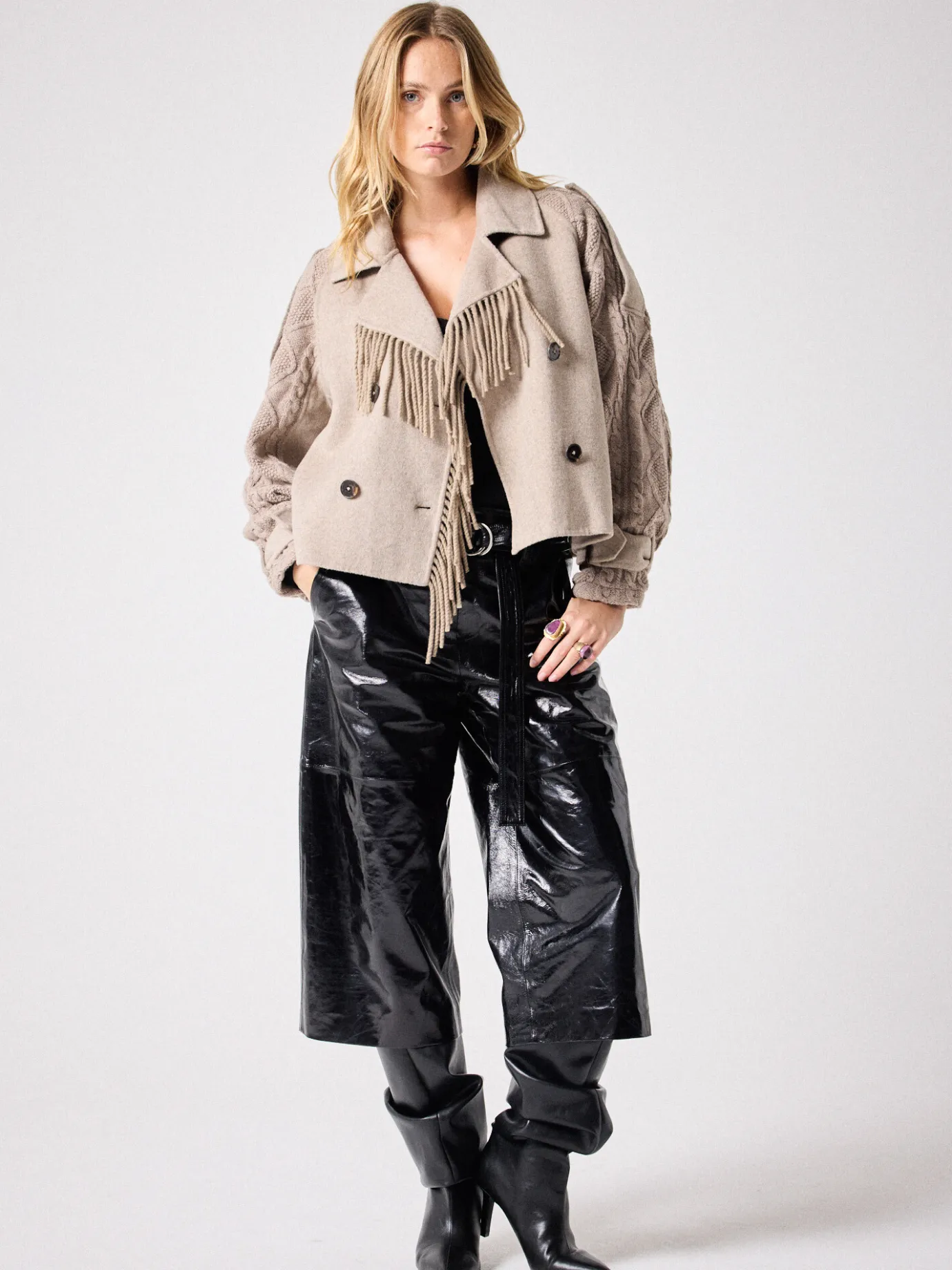 Shop Trench laine Kassia Vestes & Manteaux