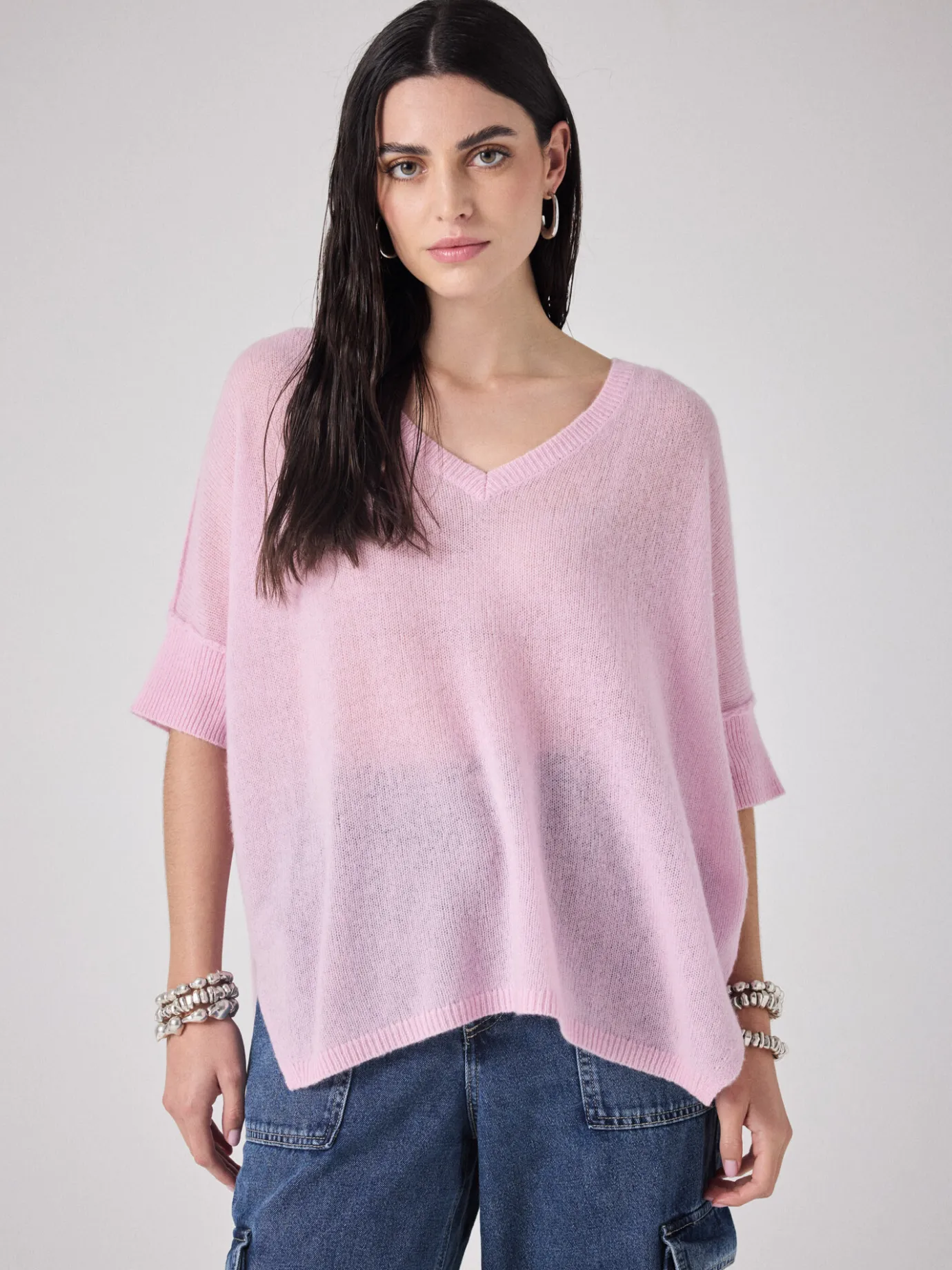 Flash Sale T-shirt cachemire light Thesee Pulls & Ponchos | Le Cachemire·Pulls & Ponchos